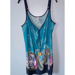 SECRET TREASURES Sleepwear Cami Dress Women's Paisley Print Top SZ XL‎